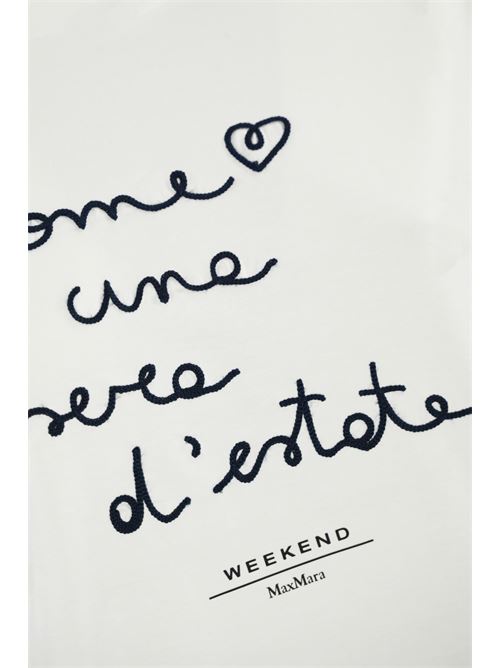 T-shirt Barbano in cotone con stampa WEEKEND MAX MARA | 2425976041600003